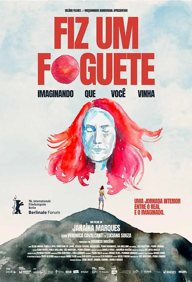 Pôster de Fiz Um Foguete Imaginando Que Você Vinha