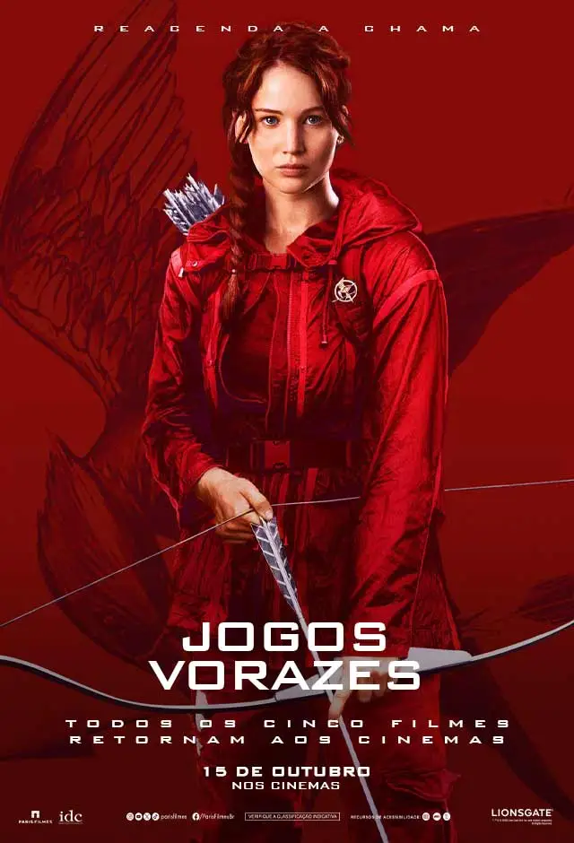 Pôster de Jogos Vorazes (Relançamento)