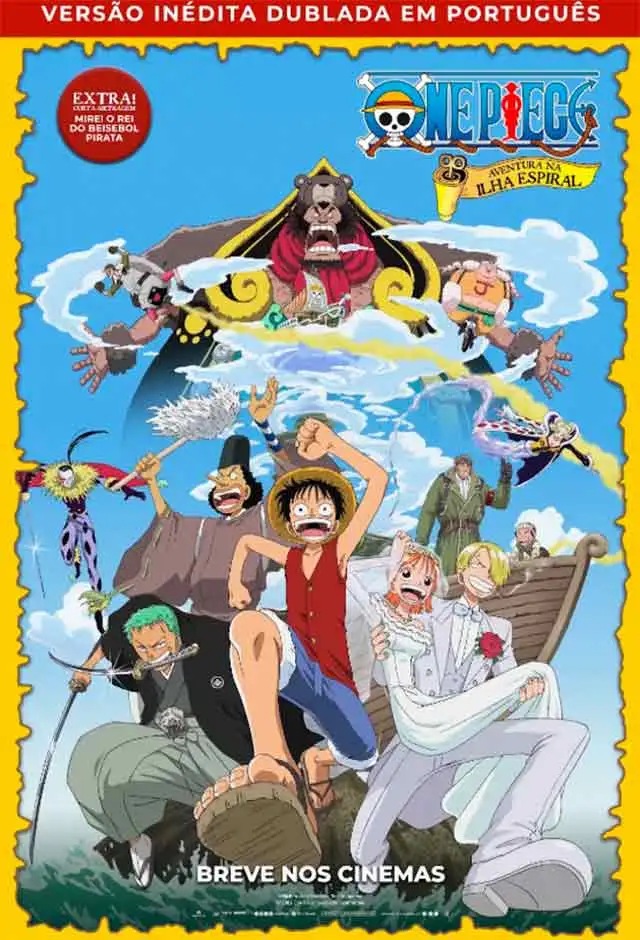 Pôster de One Piece: Aventura Na Ilha Espiral