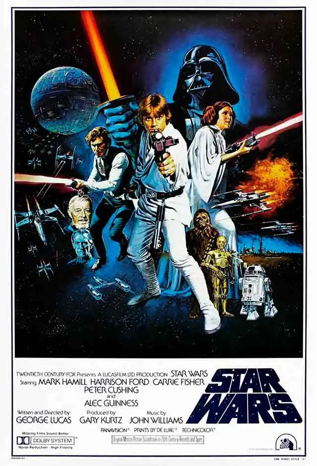 Pôster de Star Wars: Episódio IV - Uma Nova Esperança (50 Anos)